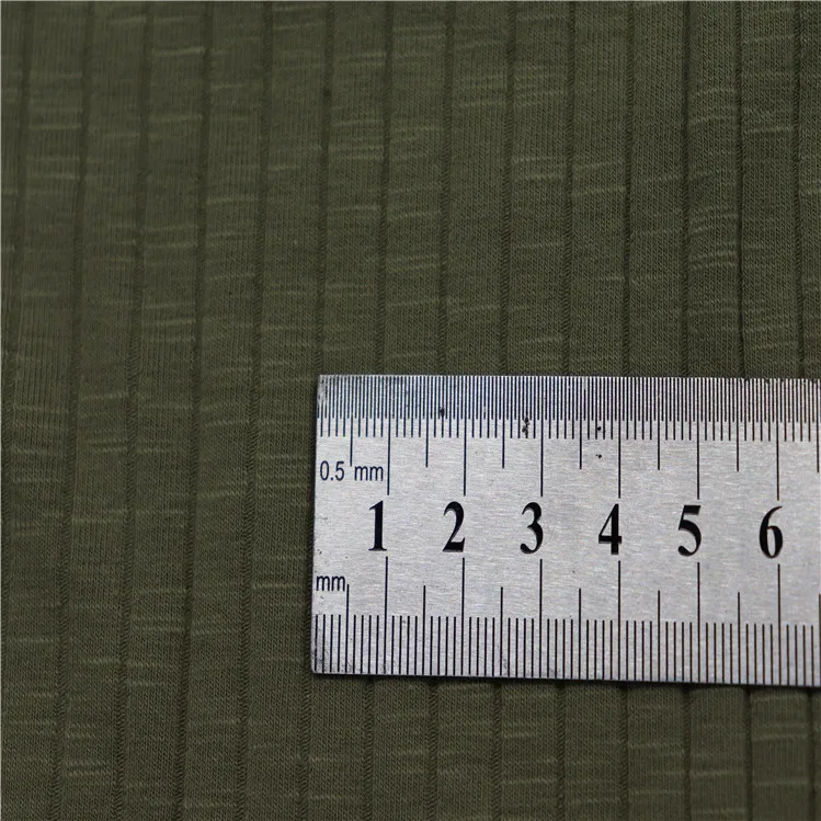 
high quality 90%cotton 10 %spandex dress rib knitted fabric for women dress 