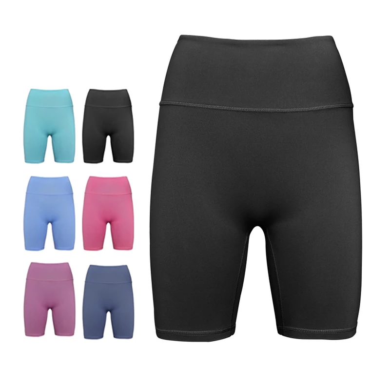 

Summer Women Yoga Shorts High Waist Seamless Hip-up Tight Elastic Sport Shorts Push Up Running Fitness Gym Clothes 2020 Hot Sale