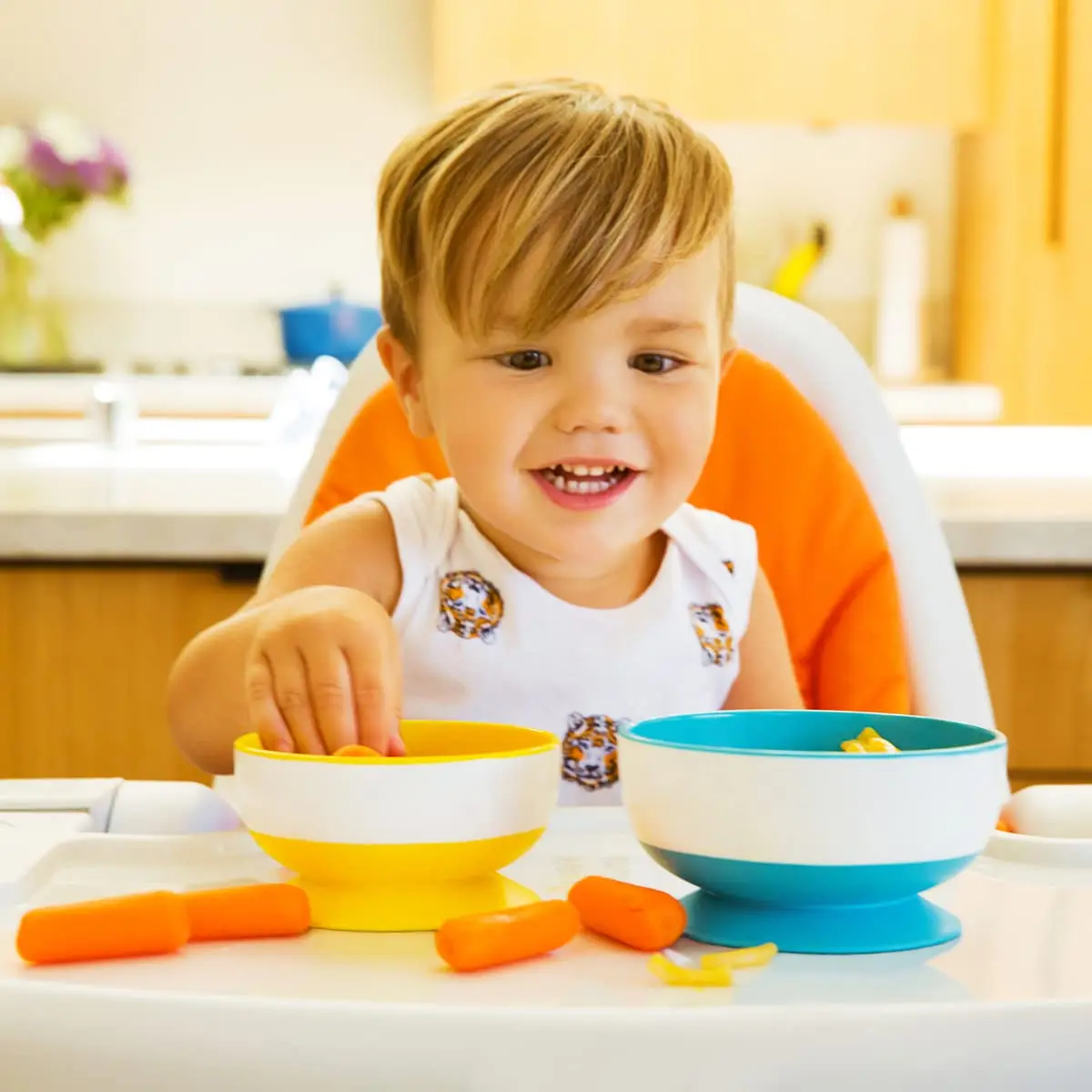 

Food Grade Silicone baby bowl with Non-slip Silicone Suction Bowl