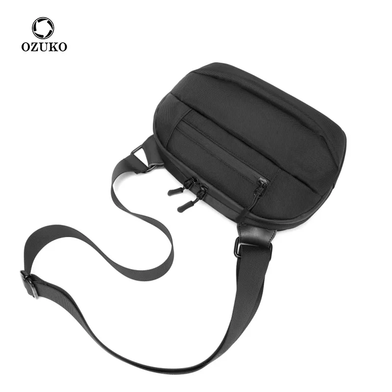 

Ozuko D9396 Sport Running Designer Oxford Shoulder Messenger Phone Bags Chest Mini Waist Pouch Crossbody Bag Men