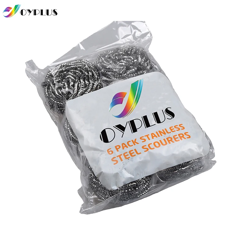 20g Standard 410 Scrubber Scourer Cleaning Ball Steel Wool Wood Dish