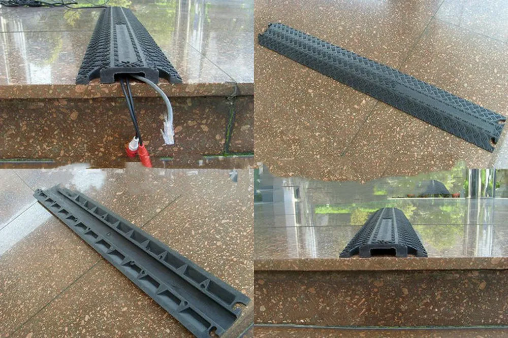 SC-SH26 1080*280*120mm  cable protector outside hose wire cable spiral protector  cable floor protector with low price