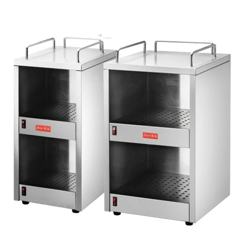 Commercial Restaurant Kitchen Equipment/ Stainless Steel Movable Double 2  Head Plate Warmer Cart Vpw-82 - Switching Power Supply - AliExpress
