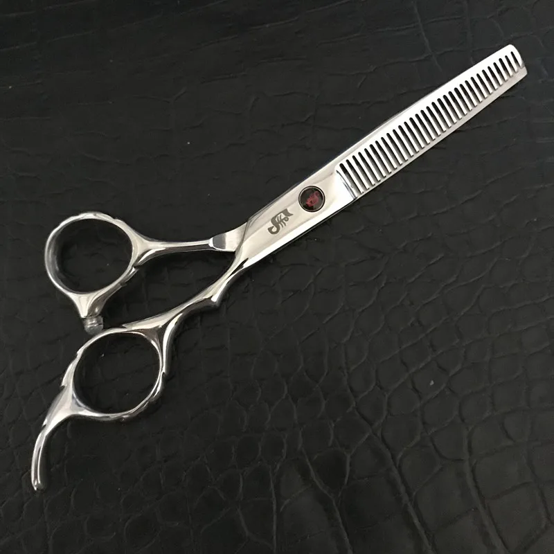 

japan vg10 hair scissors 6.0 inch for professional hair scissor barber thinning scissors, Silver