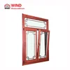 custom design interior wood aluminum composite tilt and turn casement window