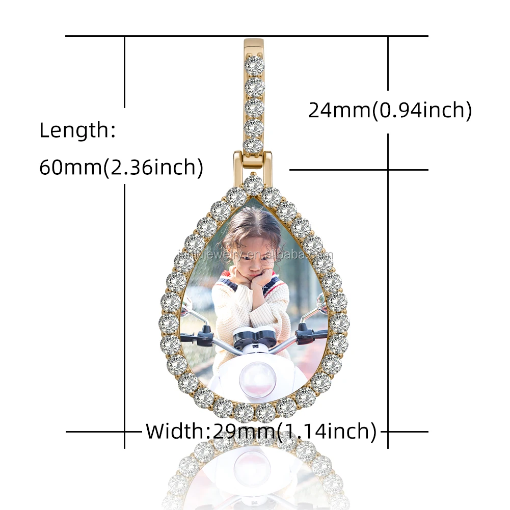 Custom Jewelry Picture Pendant For Necklace Jewelry Hip Hop Sublimation ...