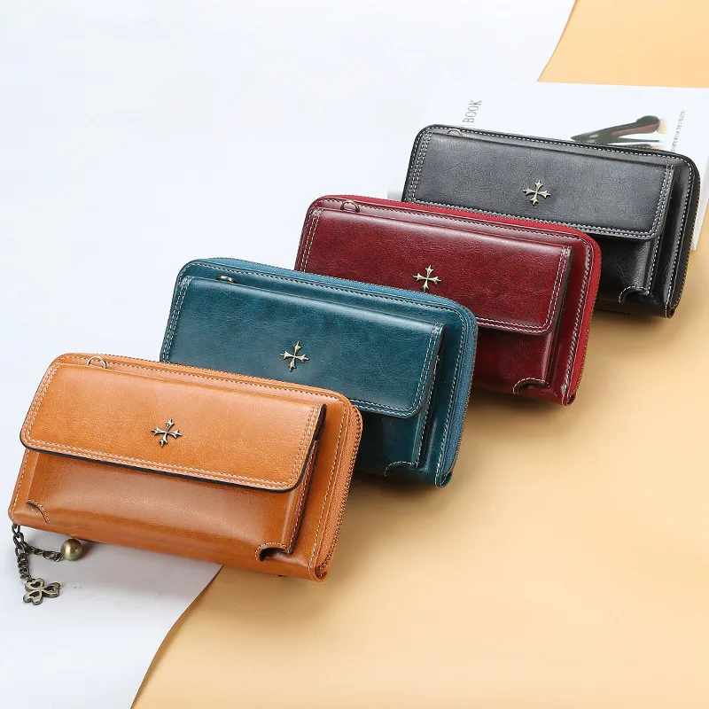 

Factory Wholesale PU Leather Small Purse Crossbody Mobile Phone Women Clutch Bag Messenger Bags, 4 color,red, black,blue,yellow