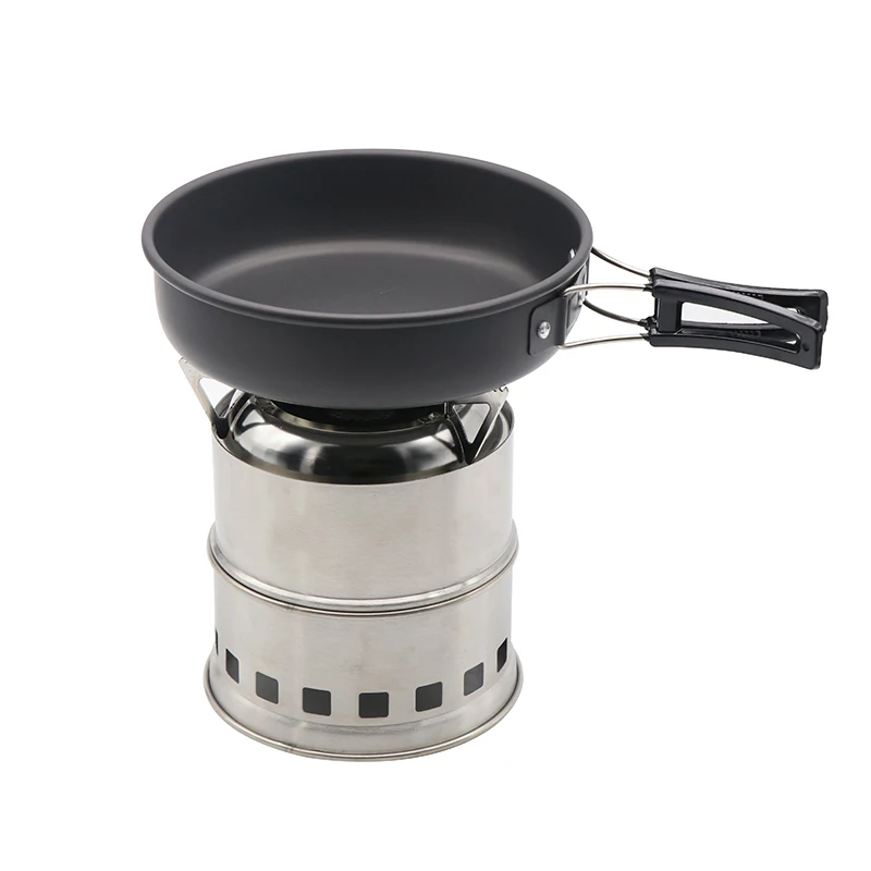 

Portable Single mini Butane Charcoal stove for Camping Hiking