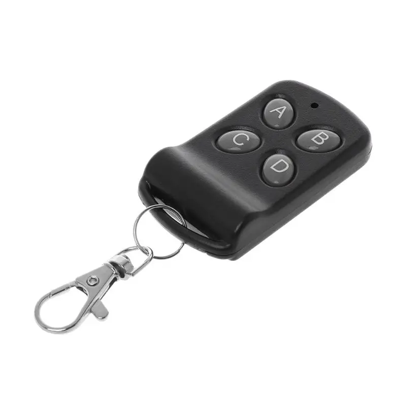 

Wireless Remote Control 4 Channel 433MHZ Button Light Switch Clone Code Duplicator Key Garage Door Window