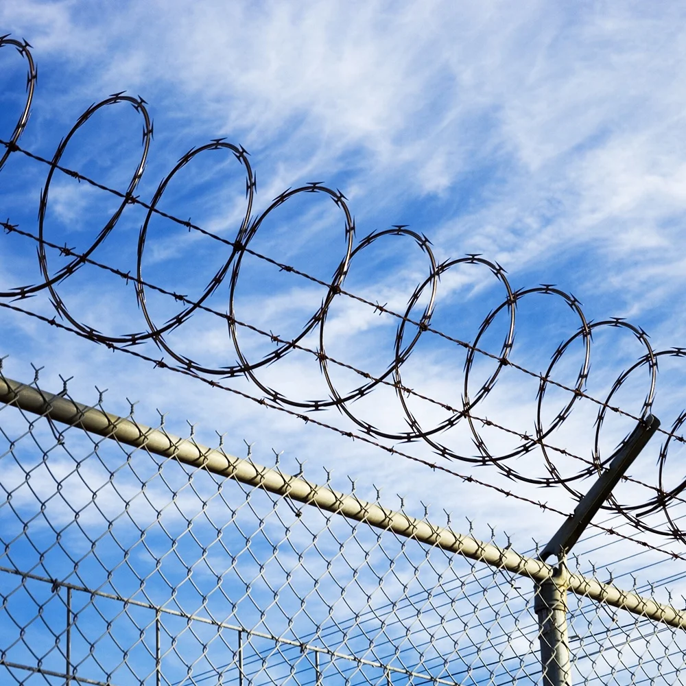 Low Price Concertina Wire Cbt60 Length Per Roll Buy Razor Wire