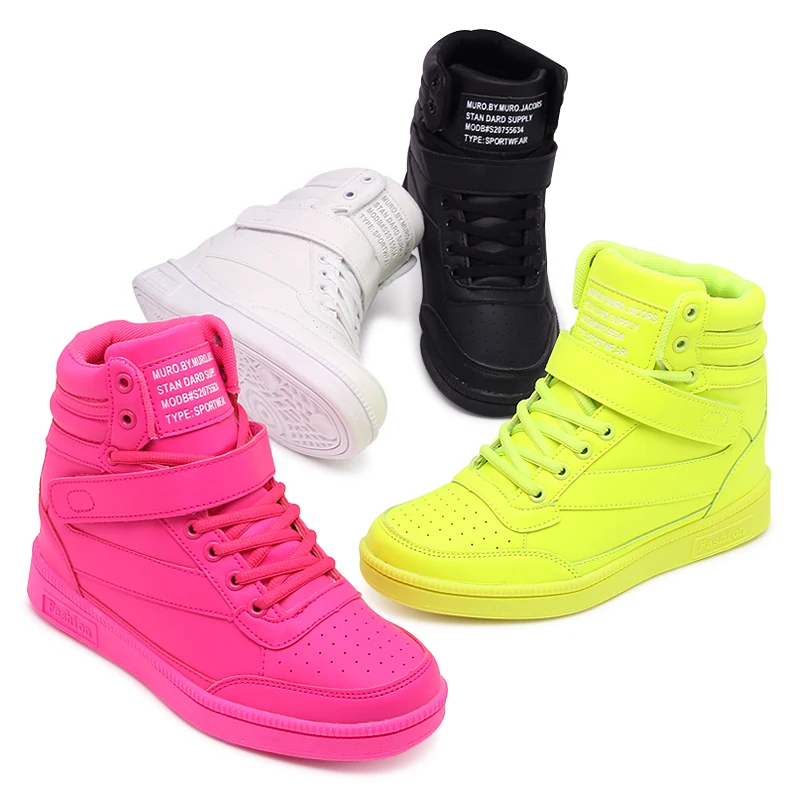 

YZ Shoes Wholesale New Design Classic Women Girls Fashion High Cut Casual Sneakers