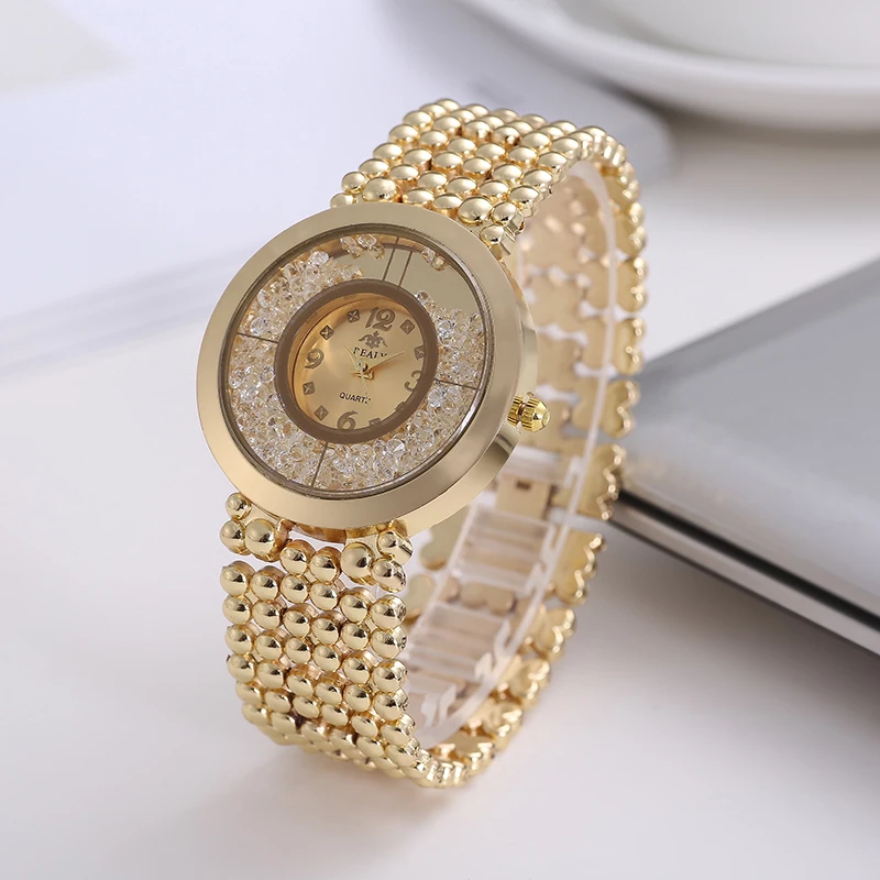 

Hot style luxury fashion diamond set ladies bracelet watch full diamond ball quicksand ladies quartz watch wholesale reloj, 3 colors