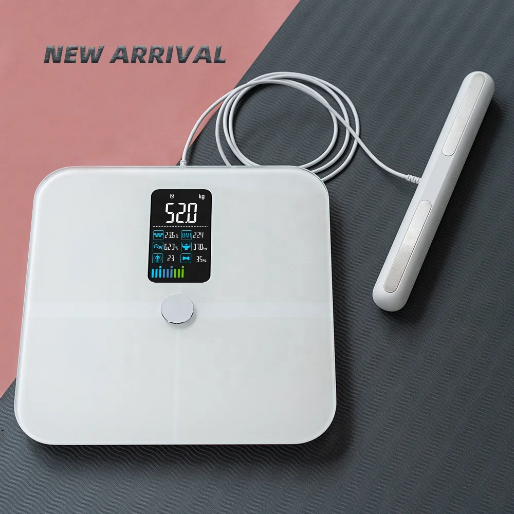 

Professional Report Analyzer Digital Weight 8 Electrode Body Fat Scale USB with App