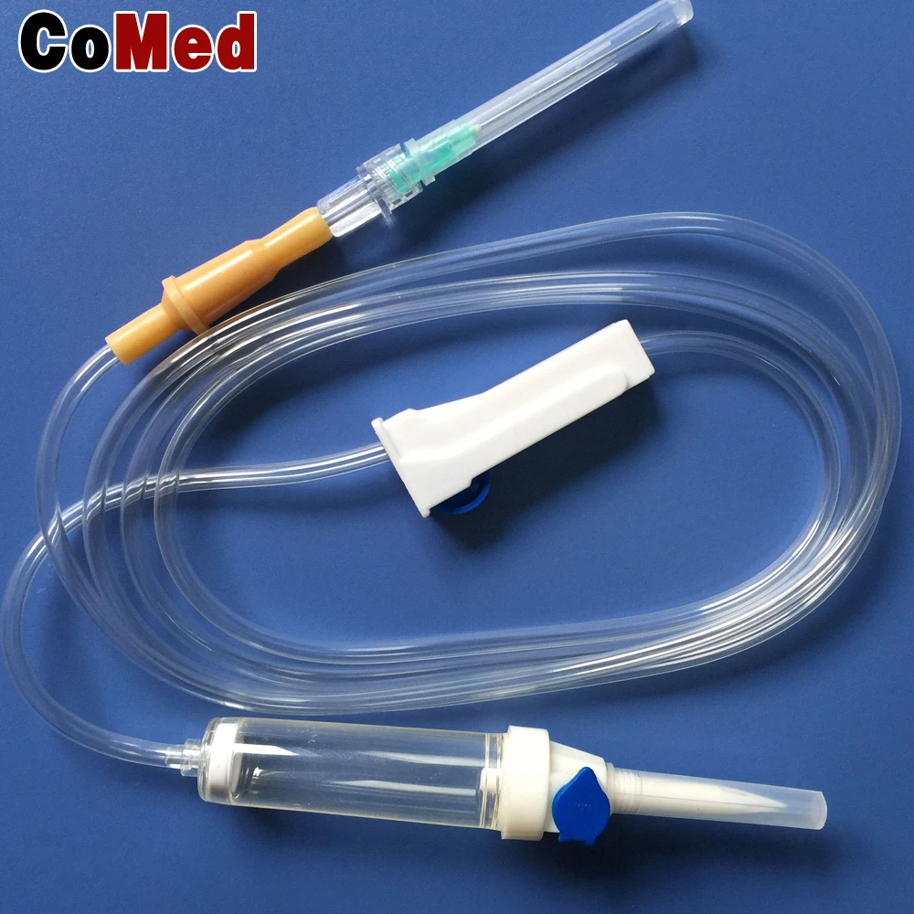 
Professional manufacture OEM infusion iv set with roller clamp 
