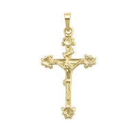 

35550 Xuping Environmental Copper Wholesale 14k Gold Plated Religion Jewelry Jesus Cross Pendant