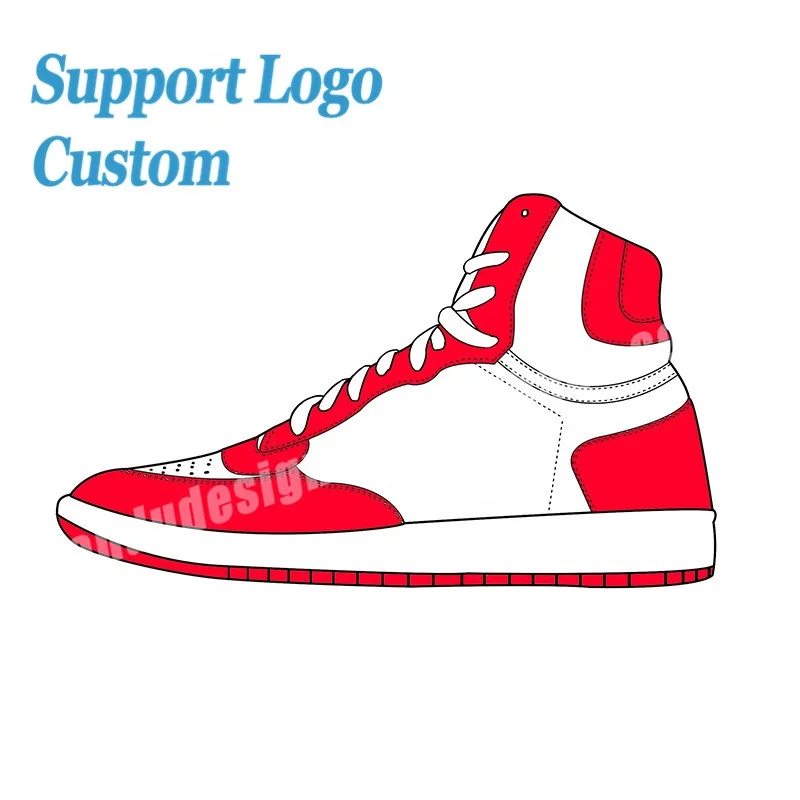 

Wholesale Custom High Quality Men sport Shoes Fashion Retro High Top Basketball Shoes Men Sneakers