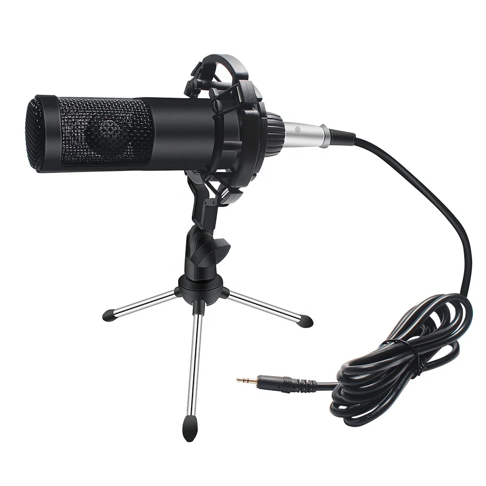 

Condenser Microphone for PC Computer Professional Microphone With Stand XLR Mic Recording Chating Studio Microfone