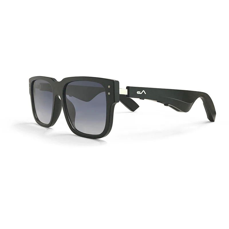 

Blue tooth ergonomics design wireless smart waterproof headphone sunglasses earphones, Black