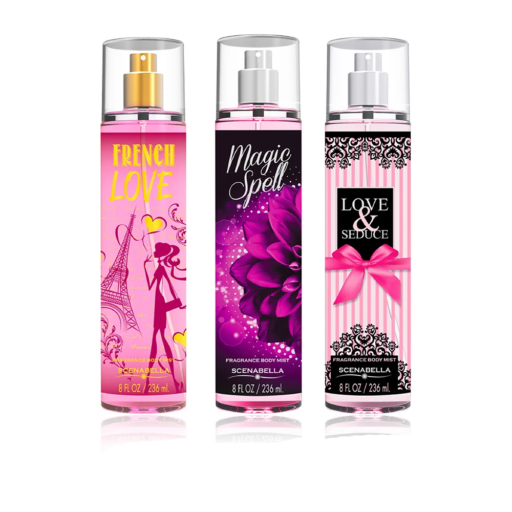 

Cheap Price 236ml Perfume Fine Fragrance Spray Body Mist Splash For Women