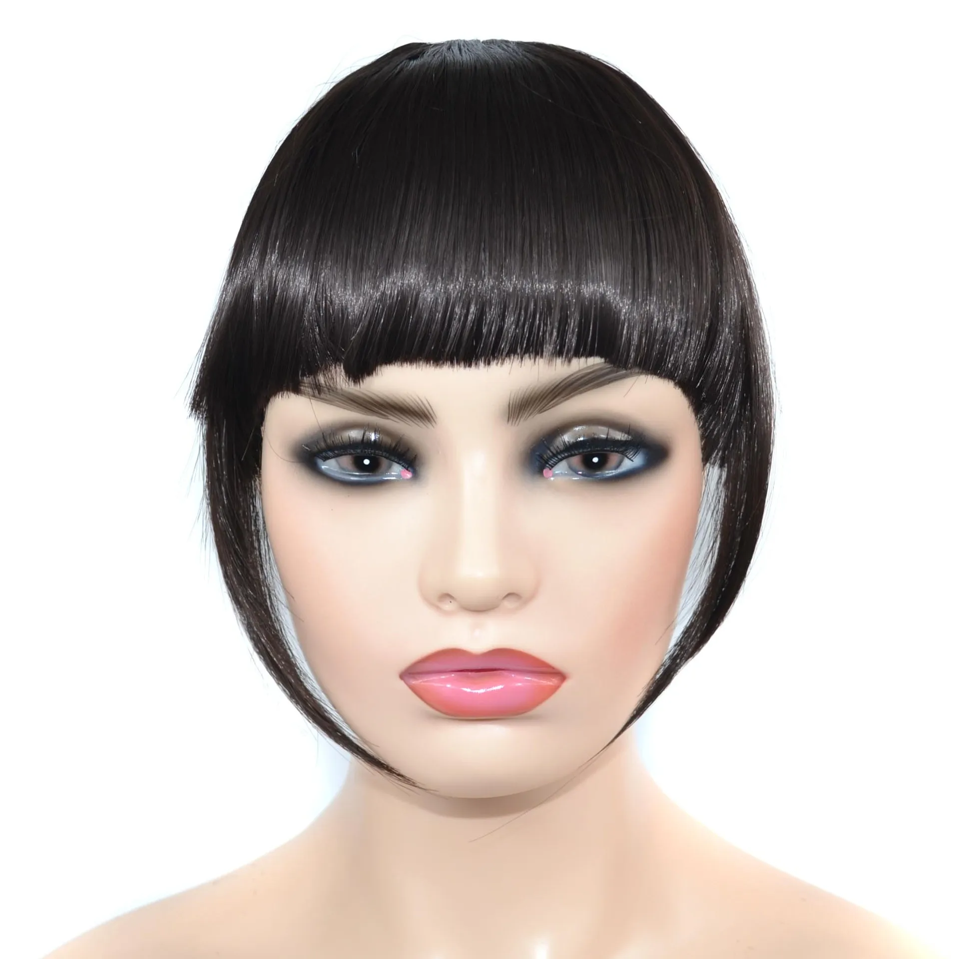 

Synthetic Multiple Colors 3D Bangs Extension Hair Extensions Fringe Bangs For Women, Pic showed