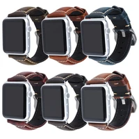 

High Quality Genuine leather watch strap for apple watch leather watch band