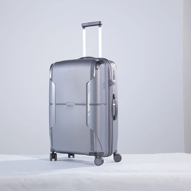 

JXPPTR Factory Price Suitcase Hard Shell Luggage Carry On Trolley Luggage Suitcases Wholesale Travel Suitcase Hard Luggage, Grey