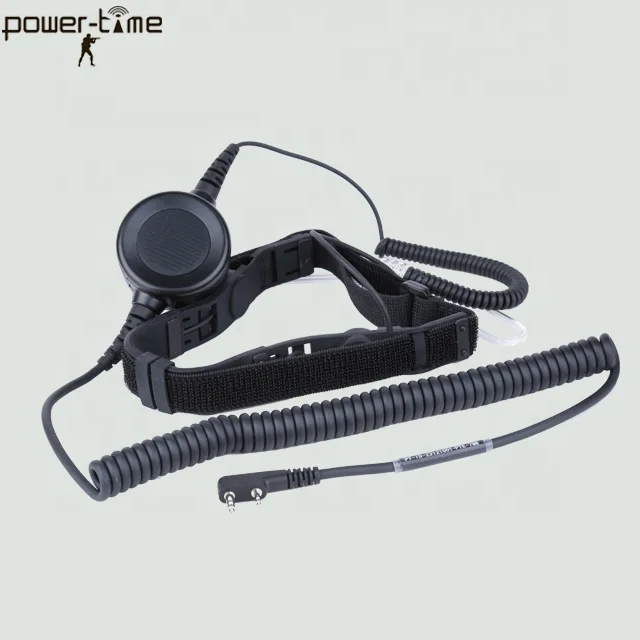 

Throat Microphone Headset for Army Combat