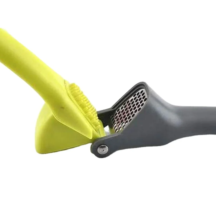 

Home Kitchen Portable Vegetable Crusher Tools Manual Stainless Steel Garlic Press