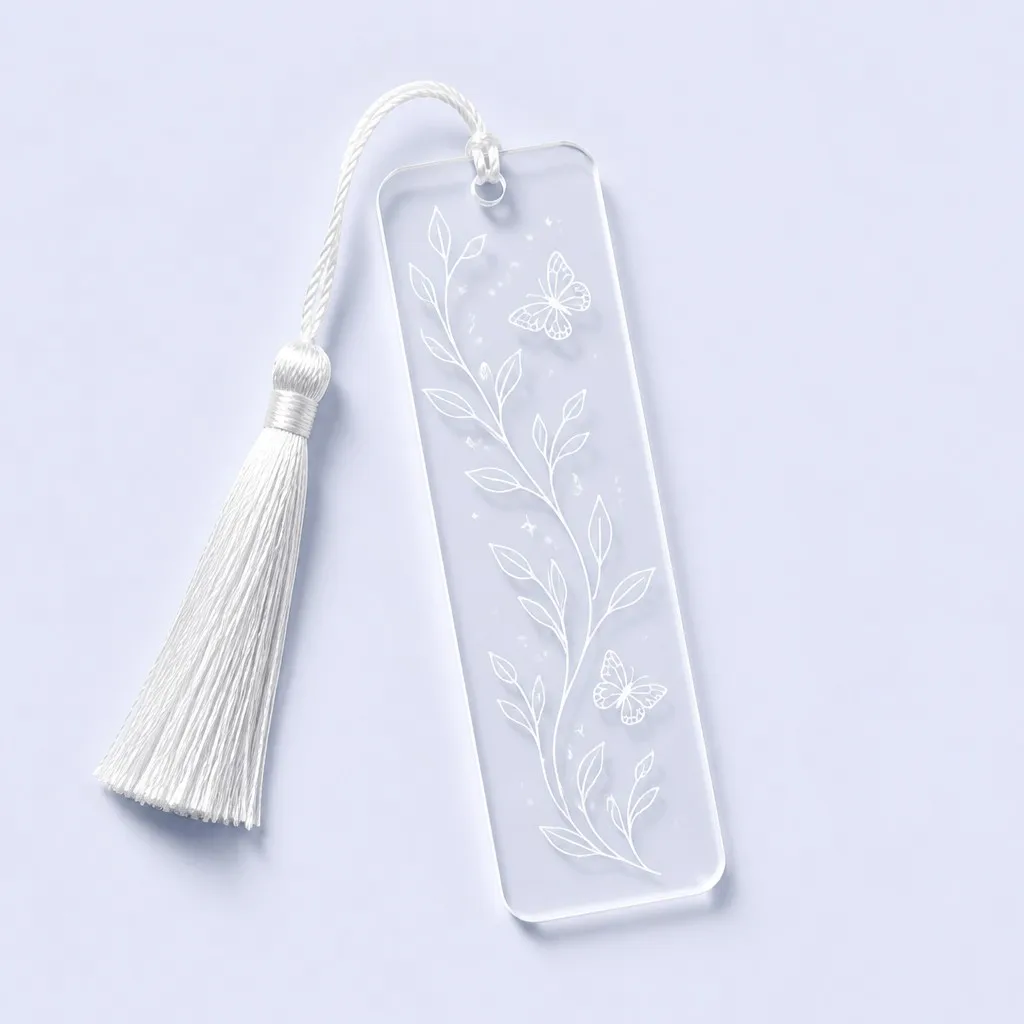 Botanical & Butterfly Pattern Bookmark