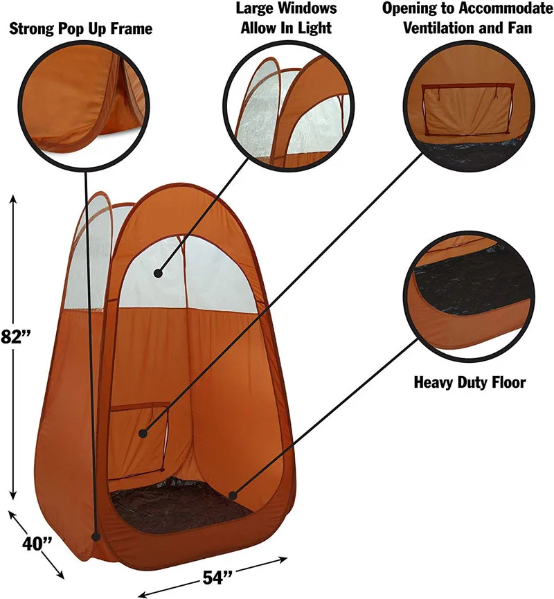 Portable Pop Up Tanning Tent Airbrush Makeup Sunless Over Spray Booth