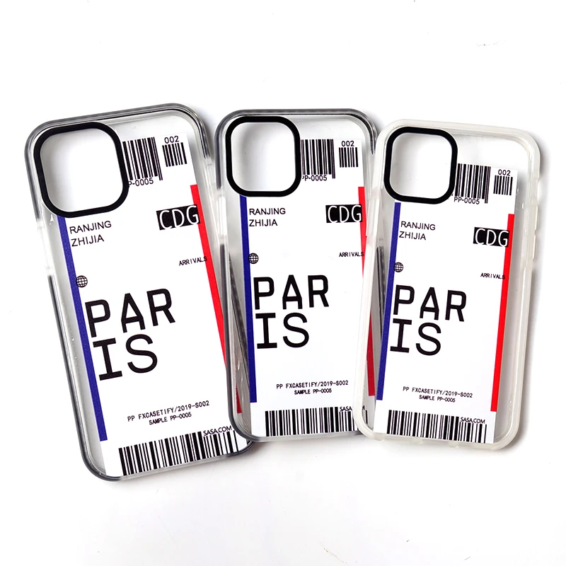 

Custom logo 3 in 1 tpu pc hard cell phone cover for iphone 11 12 13 camera ring hole logo phone case