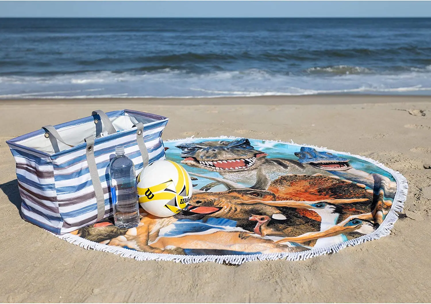 round beach towel 