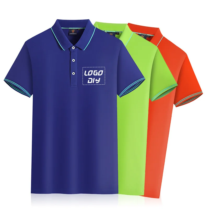 

Men's Short Sleeve knitted polo Male Summer Tee Shirts Men Clothes polo t-shirts 100% cotton superdry polo