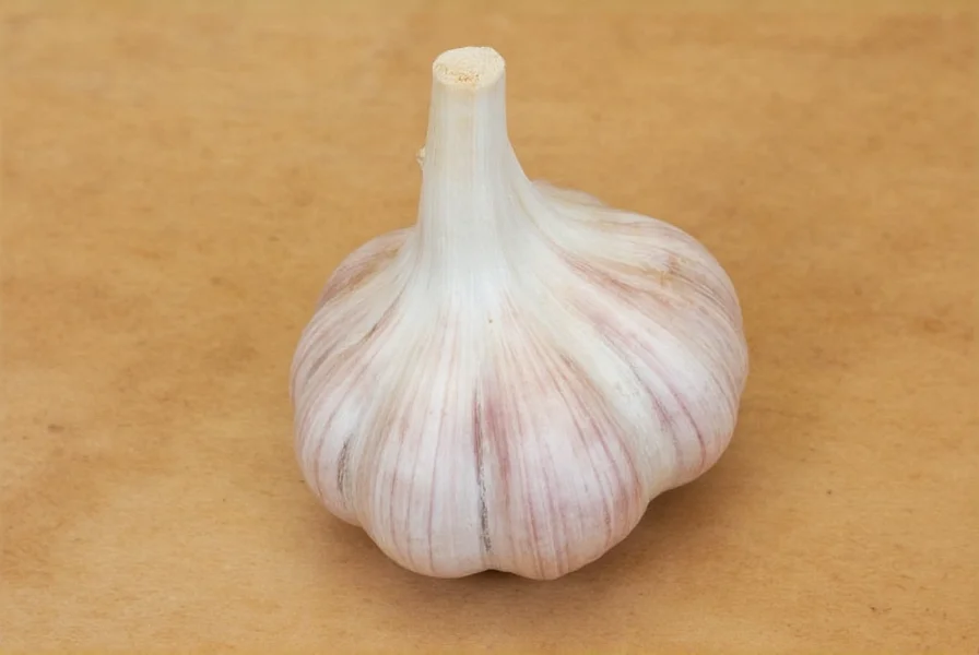 Chef measuring garlic cloves for recipe preparation