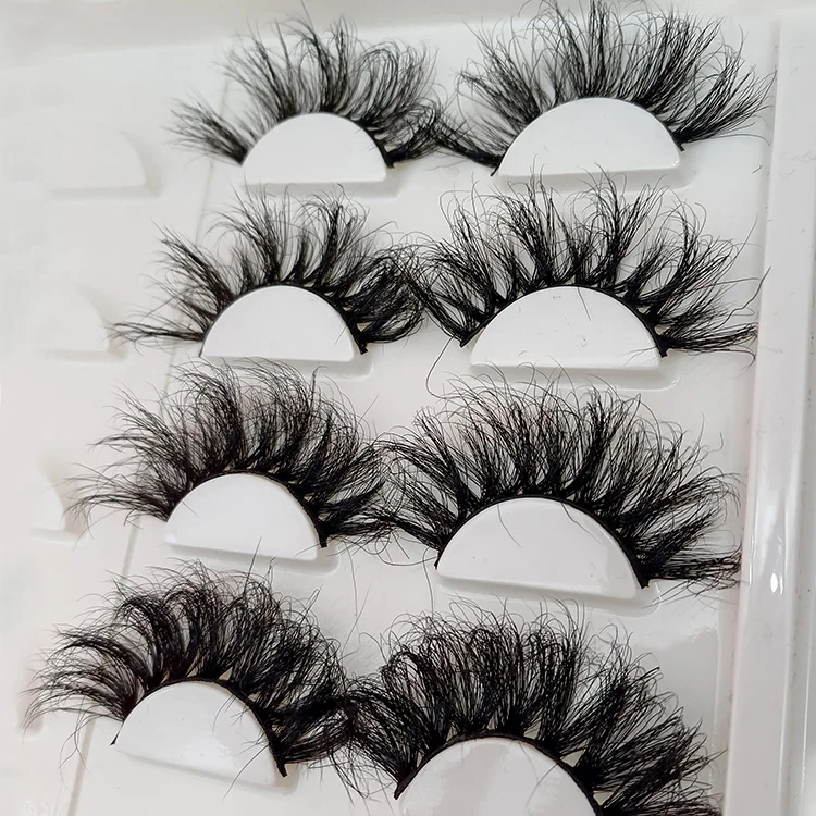 

mink eyelash bulk lashes3d wholesale vendor 25mm 20mm 18mm 15mm mink lashes with lashbox packaging, Natural black