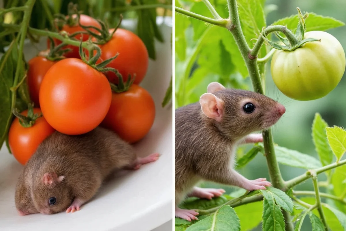 do rats eat tomato plants