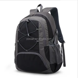 Waterproof PU With Polyester Inner Fabric Custom School Travel Hiking Backpack Bag