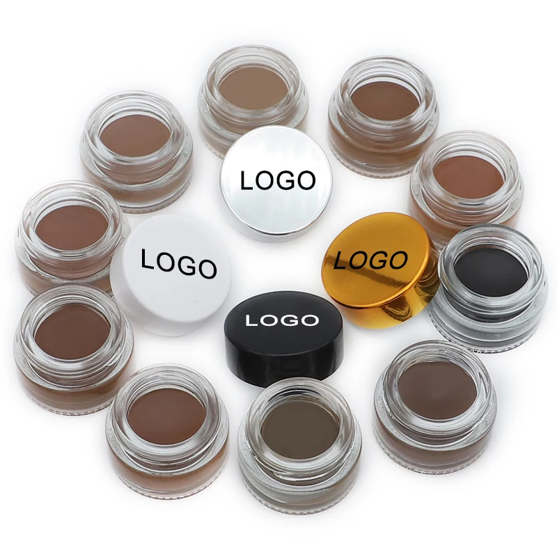 

OCHAIN Hot Selling Cream Eyebrow 10 Color Waterproof Eye Brow Pomade Your Own Brand Eyeshadow Gel