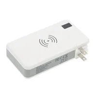 

The latest wireless mobile charger power bank 10000mAh dual USB mobile phone mobile charger portable fast charge