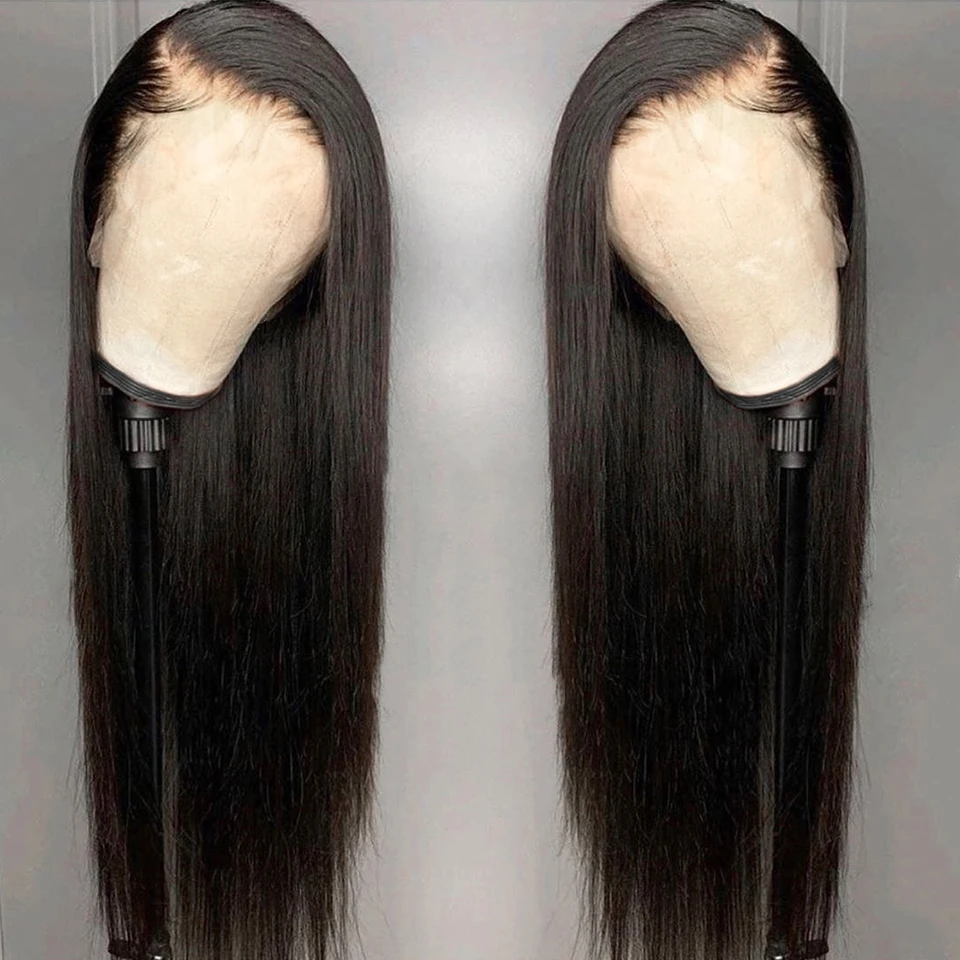 

Swiss Lace Frontal Straight Wig Vendor Wholesale Raw Unprocessed Brazilian 100% Cuticle Aligned Human Hair Lace Front Wig