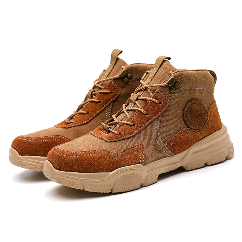 

Steel Toe Cap Safety Shoes for Men Women Composite Industrial Work Welding Shoes Lightweight Breathable, Black,brown