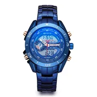 

STRYVE Luxury Brand Men Military Sport Watches Men's Digital watch Clock Full Steel Waterproof Wrist Watch relogio masculino