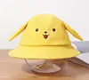New Arrival Fashion Design kid bucket hats,Rabbit ears Fisherman's hat,Corduroy Basin cap