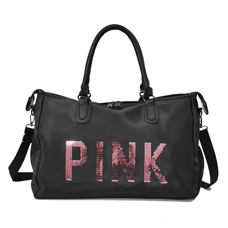 

New Design Large Capacity Women Fitness Premium Gym Bag Travel Premium Sports Large Sport Luxury Duffel Bag, 2 colors