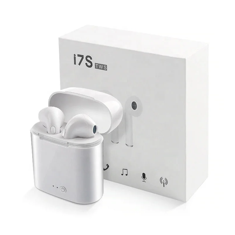 

2021 cheapest price wireless earbuds true wireless sterio bt Earphone & Headphone I7s TWS TWS with charging box