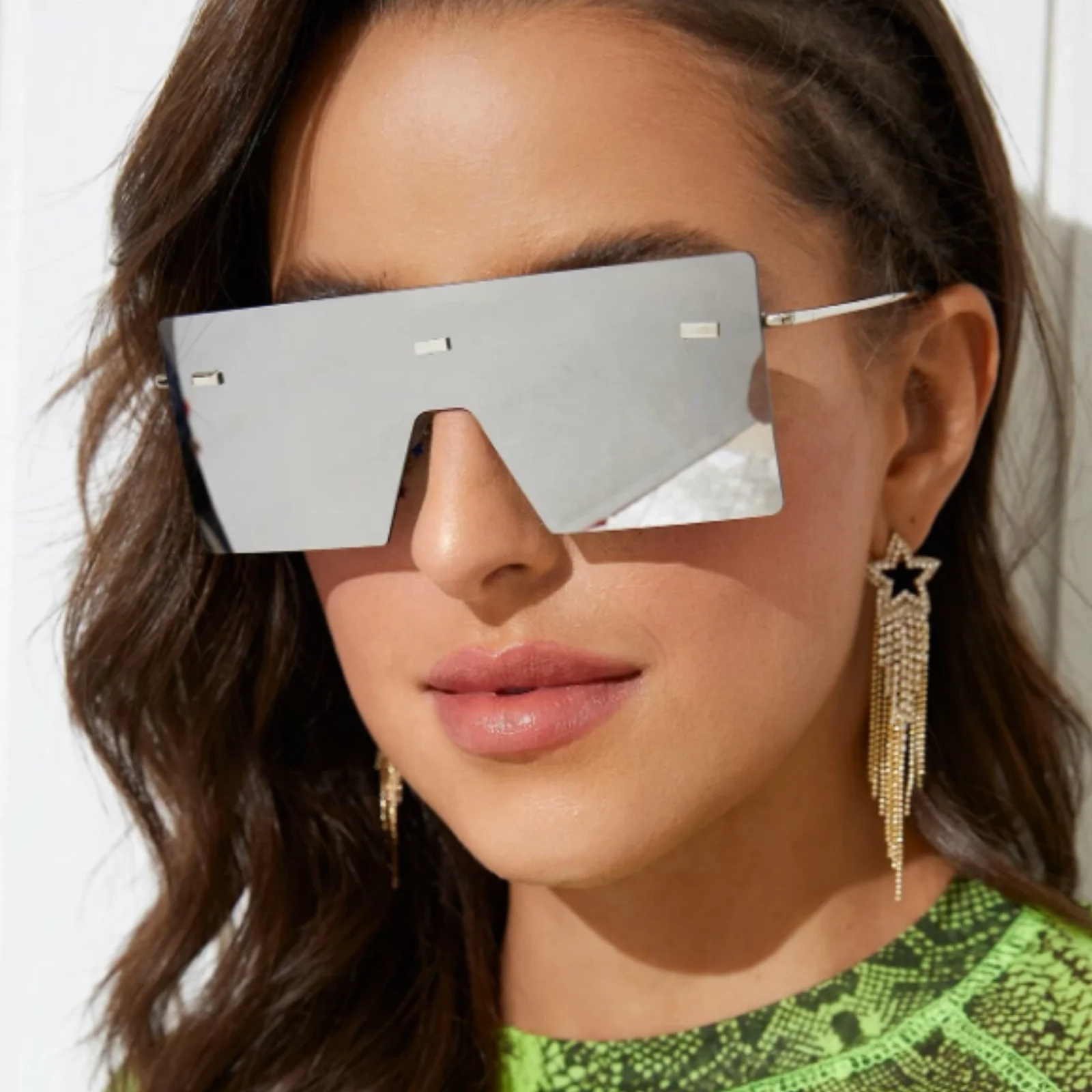 

VIFF HM20123 Hot Seller Sunglasses Wholesale Big Frame Sun Glasses 2021 Amazon Seller Fashion Oversize Sunglasses