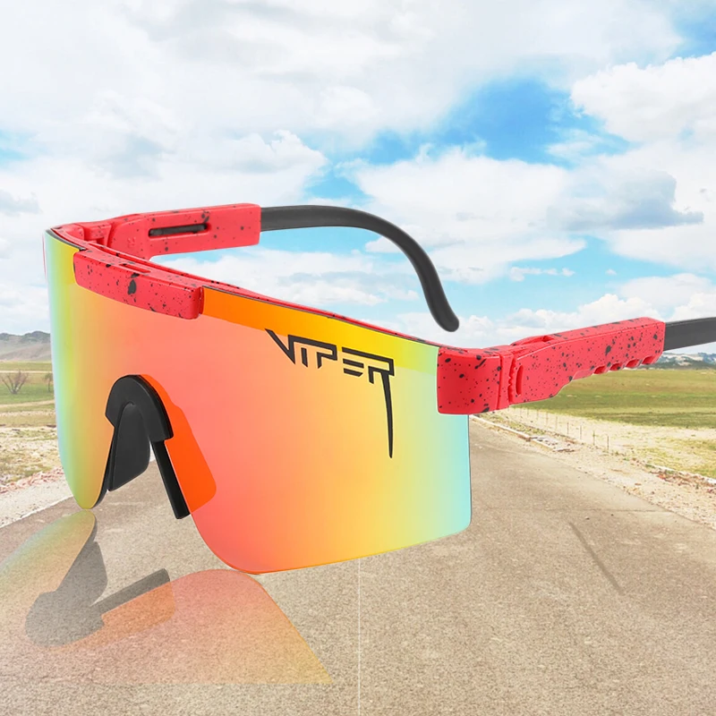 

2021 pits and viperes Sunglasses Frame Mirrored lens outdoor Windproof Cycling Sport UV400 Protection For Men Women, Colors