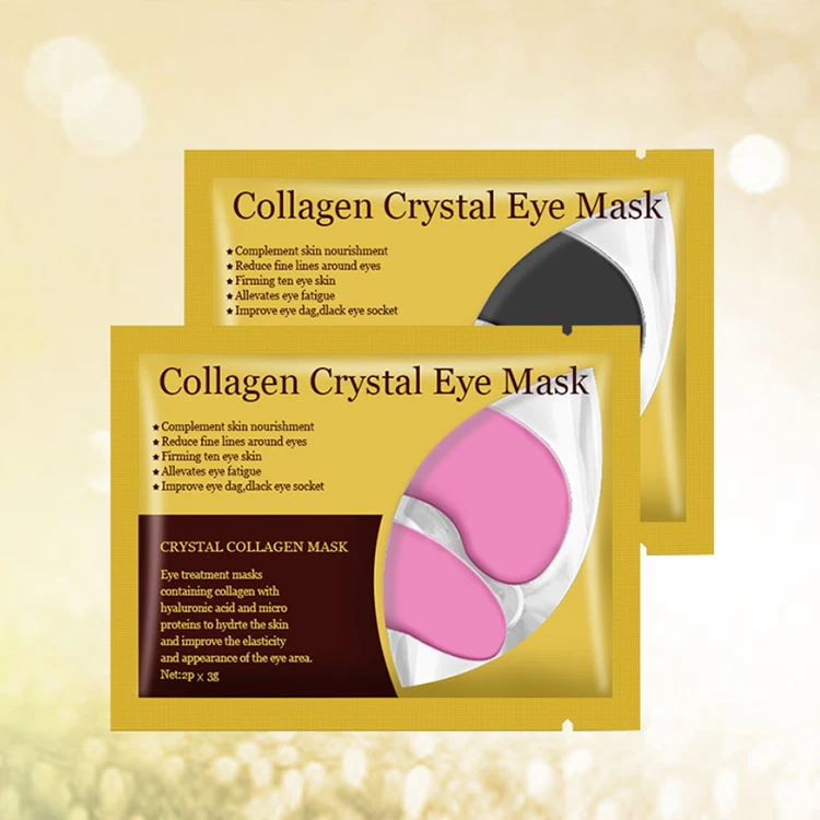 

la pure 24k lz gold serum foil golden eye-face crystal collagen under anti aging eye treatment mask patches labena