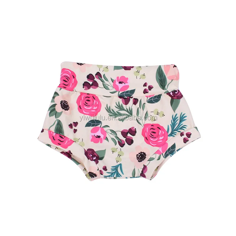 

New Arrival 2020 Summer Newborn Baby Shorts Baby Floral Bummies For Summer, As pic