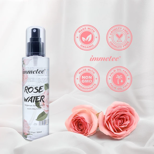 

Private Label wholesale pure natural organic rose extract hydrosol Active Facial Mist Rose Water